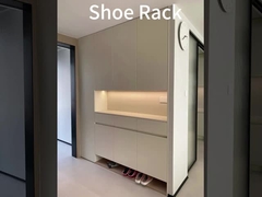 맞춤형 ISO 라미네이트 나무 신발 랙 저장 입자 보드