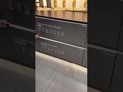 조정 가능한 스테인레스 스틸에서 꺼내는 바구니