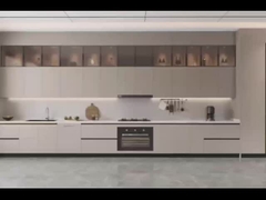 근대 의 부엌 옷장