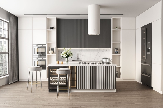Customized Kitchen Cabinet with Quartz Granite Marble Countertop