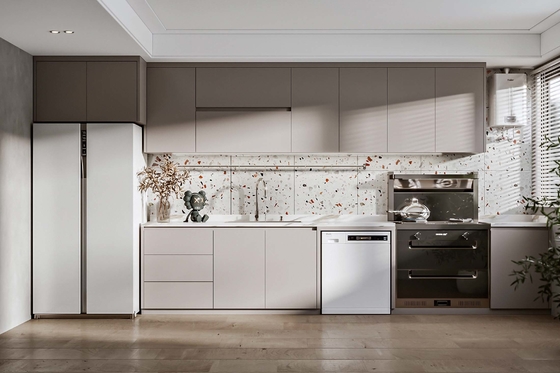 Modern Modular Kitchen Cabinet MDF Plywood Storage