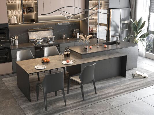 Modern-Style Kitchen Cabinets Suitable For Villas And Large-Sized Residences