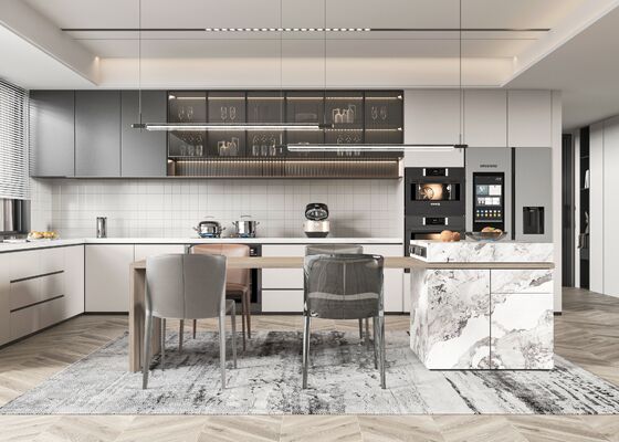 Made-In-China Customized Modular Household Indoor Kitchen Cabinet Furniture