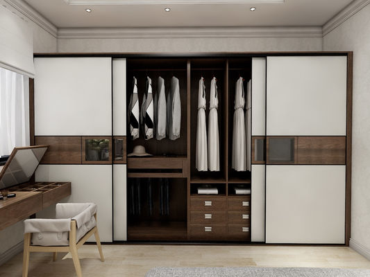 Modern Large Sliding Door Wardrobe Modular Cabinets Closet Storage