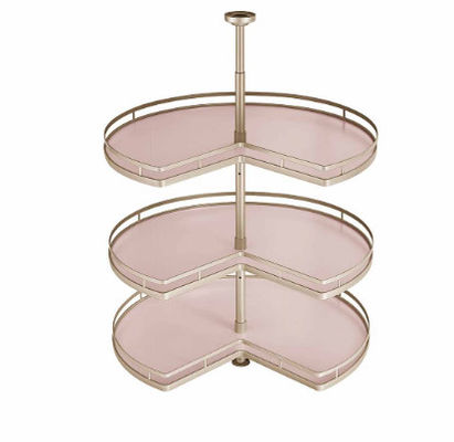 3 Tier Closet Organizer Tray Accessories 360° Rotatable Custom