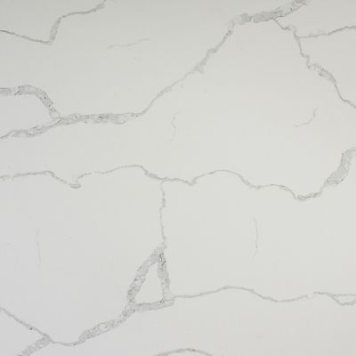 Factory White Artificial Quartz Stone Countertop Sheet Slabs Engineered