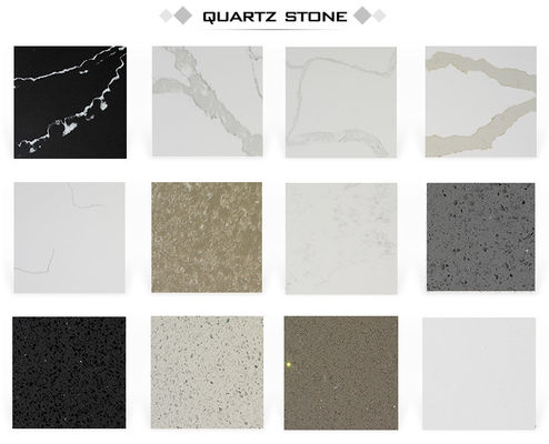 Factory White Artificial Quartz Stone Countertop Sheet Slabs Engineered
