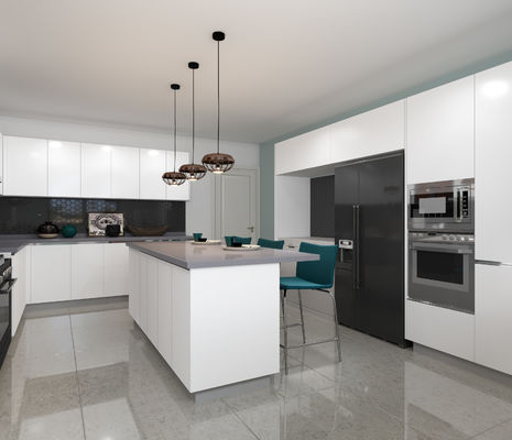 Home Indoor Designs Sintered Stone for pantry appliance Kitchen Cabinet Door