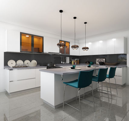 Home Indoor Designs Sintered Stone for pantry appliance Kitchen Cabinet Door