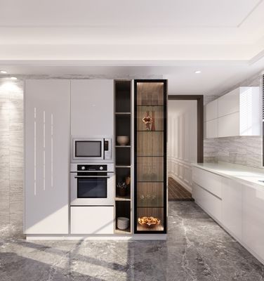 Ready To Assemble Cabinets Customized Kitchen Furniture With Solid Wood Factory