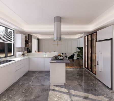 Ready To Assemble Cabinets Customized Kitchen Furniture With Solid Wood Factory