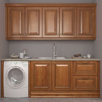 Slab Scandinavian Classical Kitchen Cabinets 10x10 Customizable