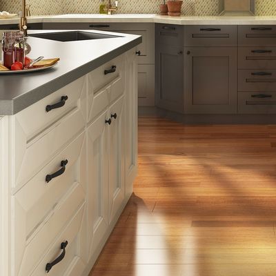 White Wooden Base Built In Pantry Cabinet Scandinavian Style For Kitchen