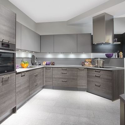Microwave Ethiopian Modern Kitchen Cabinet Alder Wood Movable