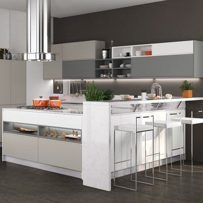 Sleek White Ready Made Kitchen Cabinets Built In Pantry Cabinet Plywood