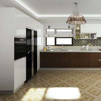 MDF Board Lacquer Modern Kitchen Cabinet Wardrobe Storage Unit Furniture
