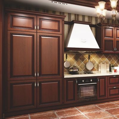 Modular Veneer Cabinets Shallow Pantry Lacquer Finish For Kitchen