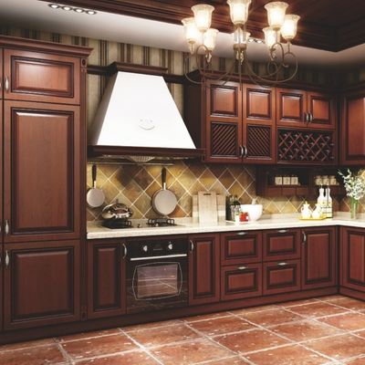 Modular Veneer Cabinets Shallow Pantry Lacquer Finish For Kitchen