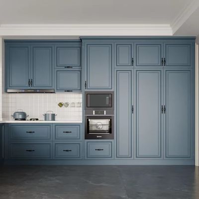 Melamine Solid Wood Laminate Kitchen Cabinets Door Profiles