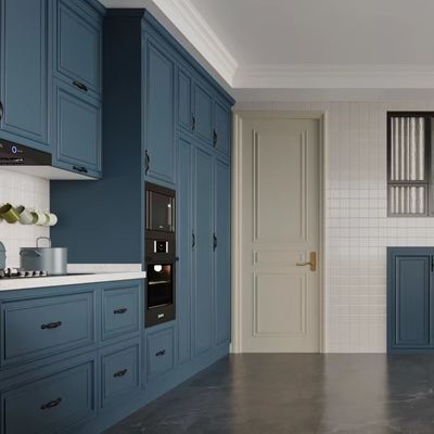 Melamine Solid Wood Laminate Kitchen Cabinets Door Profiles
