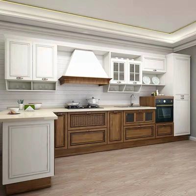 Anti Fouling Kitchen Melamine Cupboards Custom Cabinet Makers