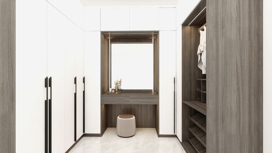 Blum Hettich Hardware Modular Walk In Closet Garderobe Sliding Door