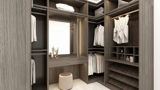 Blum Hettich Hardware Modular Walk In Closet Garderobe Sliding Door