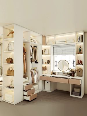 High End Built In 10x10 Walk In Closet Custom Made