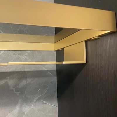 Bedroom Modern U Shaped Walk In Closet Corner Wardrobe With Lattice Glass Waist