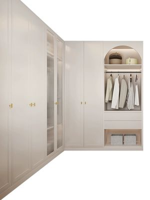 Handless 8x8 Walk In Closet Wardrobe Units For Bedroom Storage
