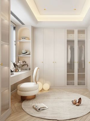 Handless 8x8 Walk In Closet Wardrobe Units For Bedroom Storage