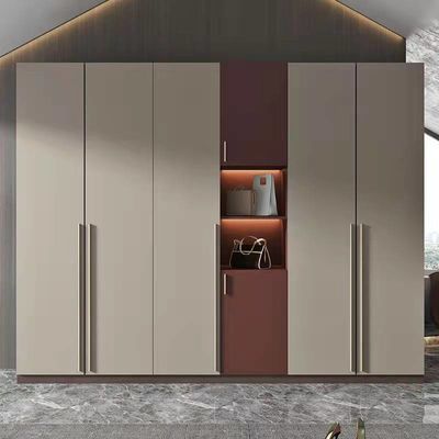 Modular Wooden Internal Storage Wardrobe Already Assembled Plywood