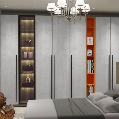 Lacquer UV Finish Swing Door Wardrobe For Dressing Room Pre Made