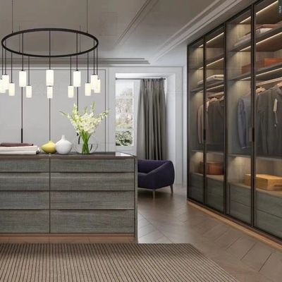 ODM Mirrored Swing Door Wardrobe Bedroom Closet Storage