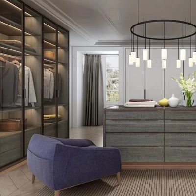ODM Mirrored Swing Door Wardrobe Bedroom Closet Storage