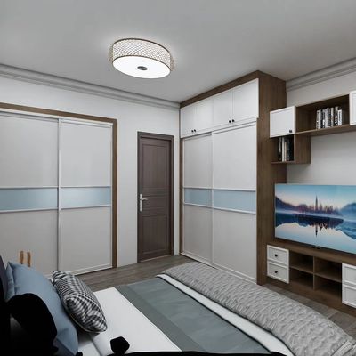 ODM Assembled Sliding Door Wardrobe Storage Units For Villas