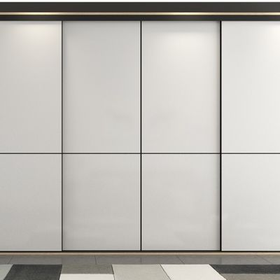 Manufacturer Adjustable Sliding Door Wardrobe 7ft ISO9001 Certificated