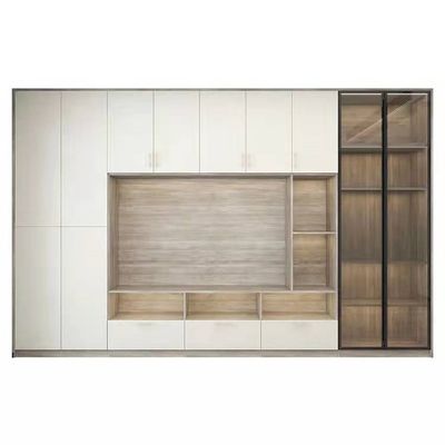 Customized ODM Smart Solid Wood Media Console 50Inch Home Furniture