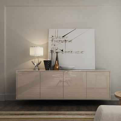 Multifunction 65" TV Media Console Stand Cabinet Living Room Furniture