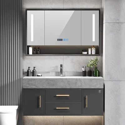 Top Mounting Hardwood Bathroom Vanity unit 600mm With Mirror