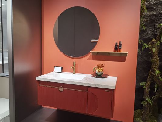 Factory  Manufacturer Waterproof 42" Bath Vanity modern Bathroom Cabinet OEM