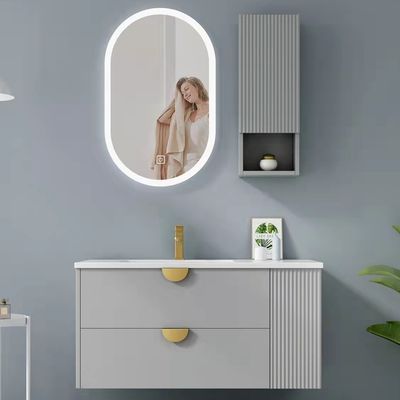 Factory  Manufacturer Waterproof 42" Bath Vanity modern Bathroom Cabinet OEM