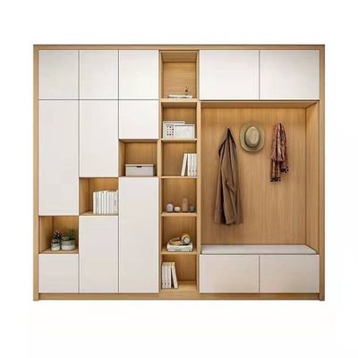 Customized ISO Laminate Wooden Shoes Rack Storage Particle Board
