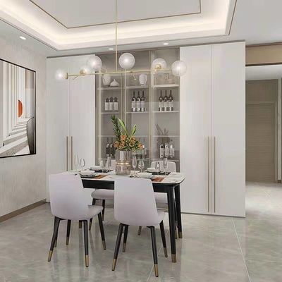 OEM Dining Room Buffet Cabinet Sideboard Table Leather Chairs