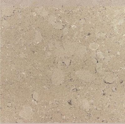 Kitchen Leathered White Starlight Quartz Countertops Artificial