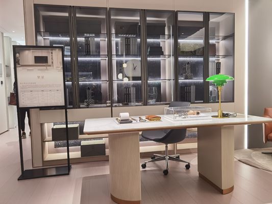 Laminate Modern Glass Display Case Cabinet Museum Quality OEM