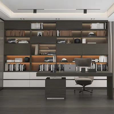 Custom Showcase Glass Display Bookcase E1 Mdf Board Matt Finish