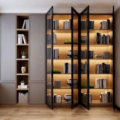 Multifunctional Showcase Display Cabinet MDF Boards For Exhibition