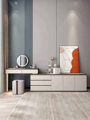 Scandinavian Bedroom Space Saving Dressing Table Nightstand Furniture