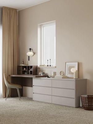 Manufacturer supplier Cozy Bedroom Makeup Vanity Slimline Dressing Table